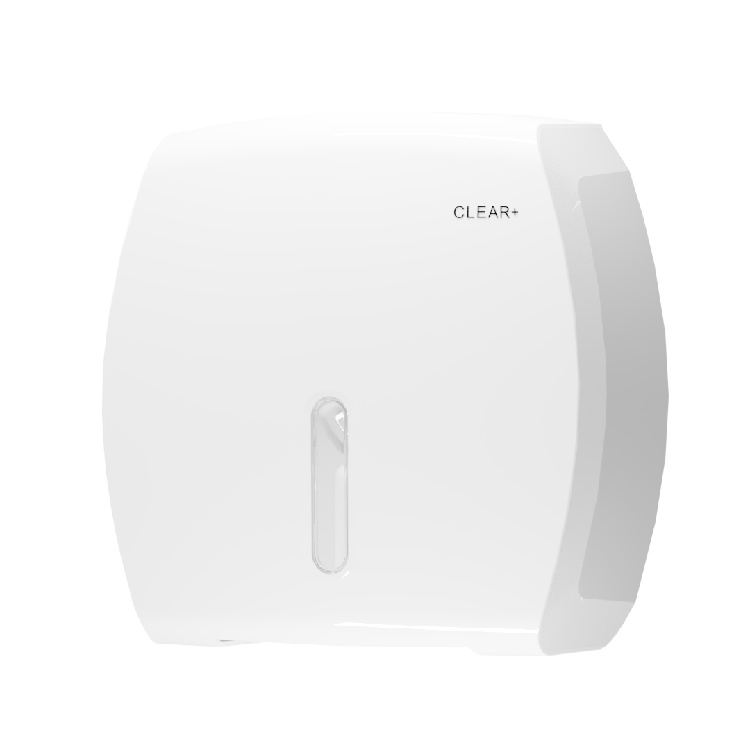 Clear+ Jumbo WC-papír adagoló, fehér