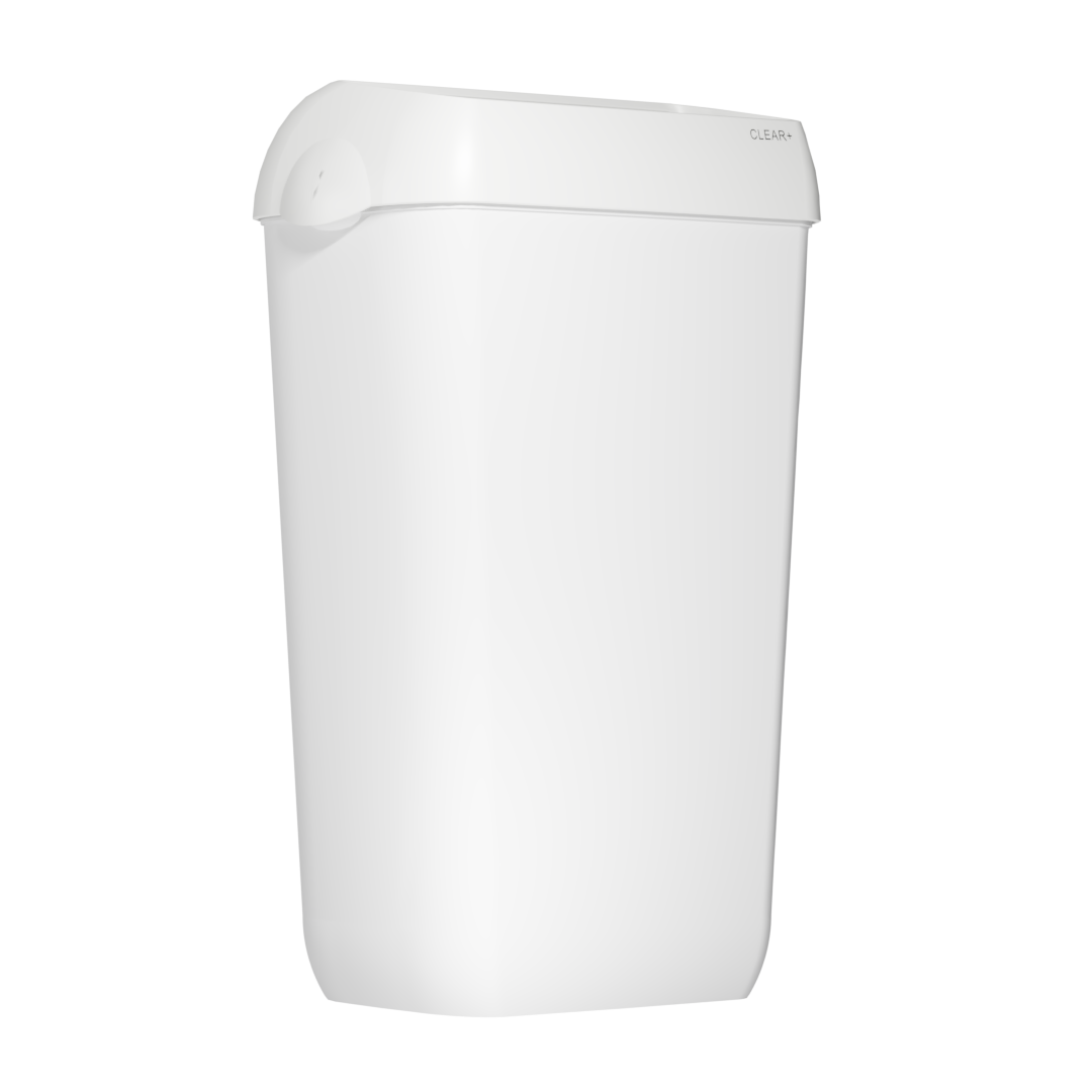 Clear+ Hulladékgyűjtő, 43l, fehér