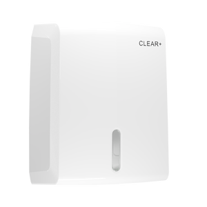 Clear+ Hajtogatott kéztörlő adagoló, fehér