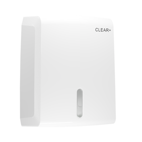 Clear+ Hajtogatott kéztörlő adagoló, fehér