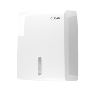 Clear+ Hajtogatott kéztörlő adagoló, fehér