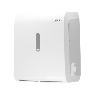 Clear+ Kéztörlőtekercs-adagoló, fehér
