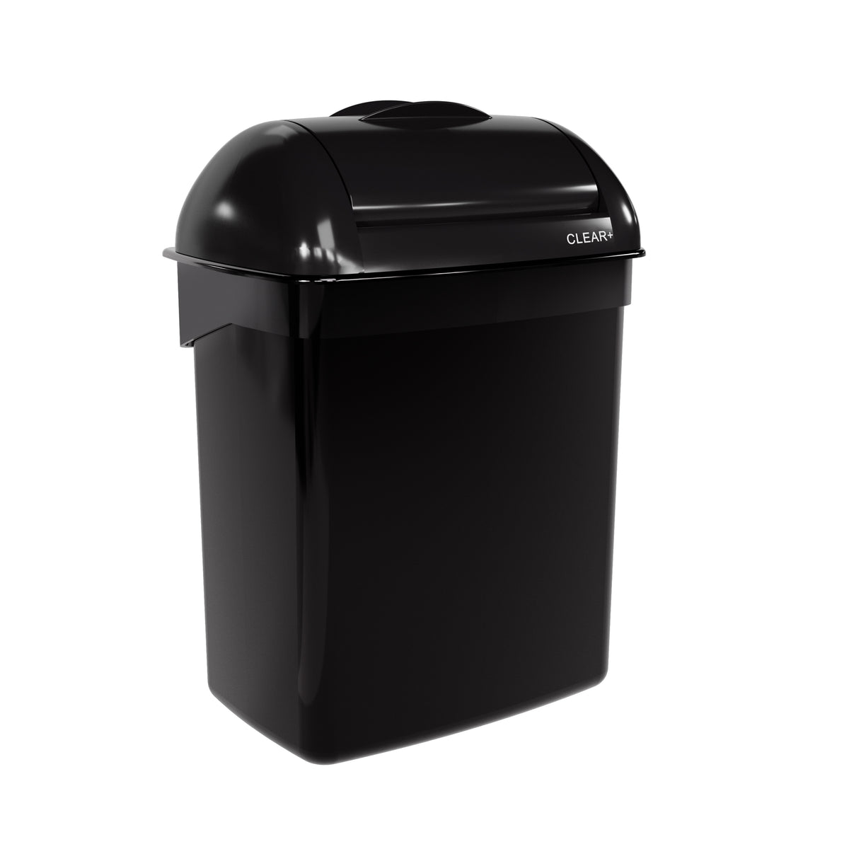 Clear+ EcoBlack higiéniai hulladékgyűjtő, fekete, 8 l