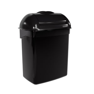 Clear+ EcoBlack higiéniai hulladékgyűjtő, fekete, 8 l