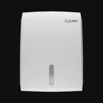 Clear+ Hajtogatott kéztörlő adagoló, fehér